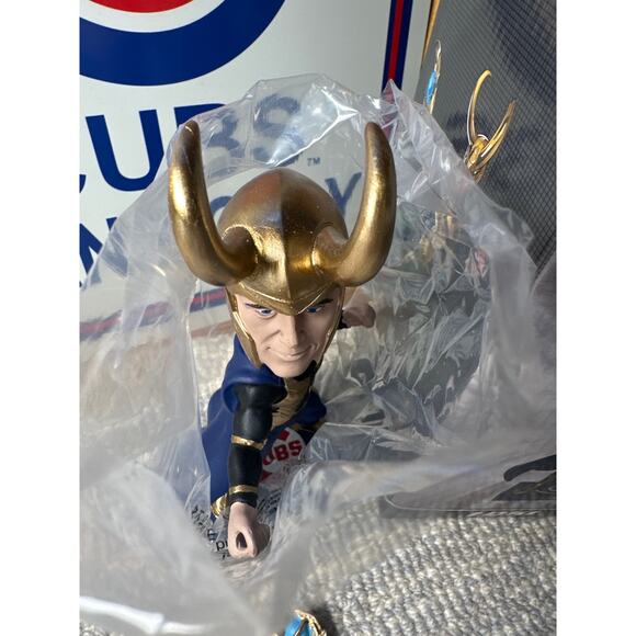 Loki Bobblehead Wrigley Marvel Superhero Night  Chicago Cubs 7.18.2023 NIB - Picture 3 of 7